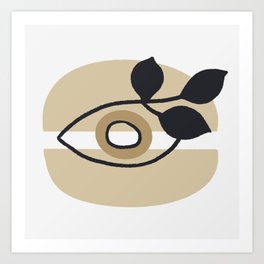 The eye Art Print