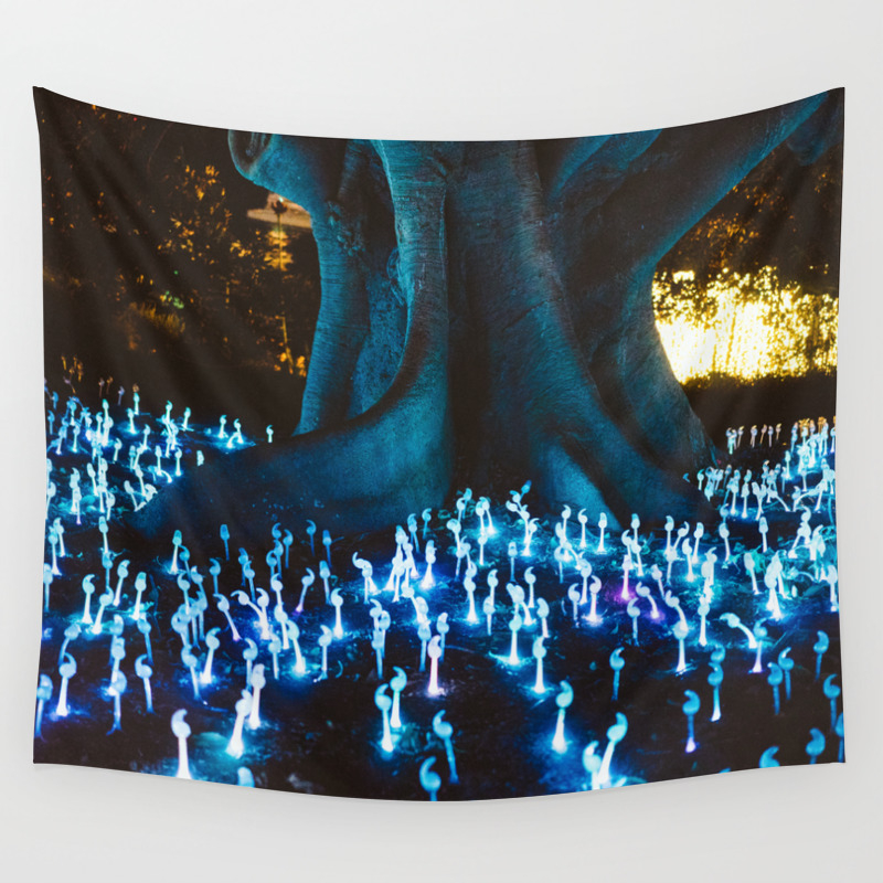 magic mushroom tapestry