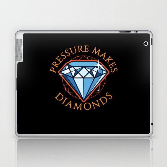 Pressure Makes Diamonds Gem Jewelry Laptop & iPad Skin