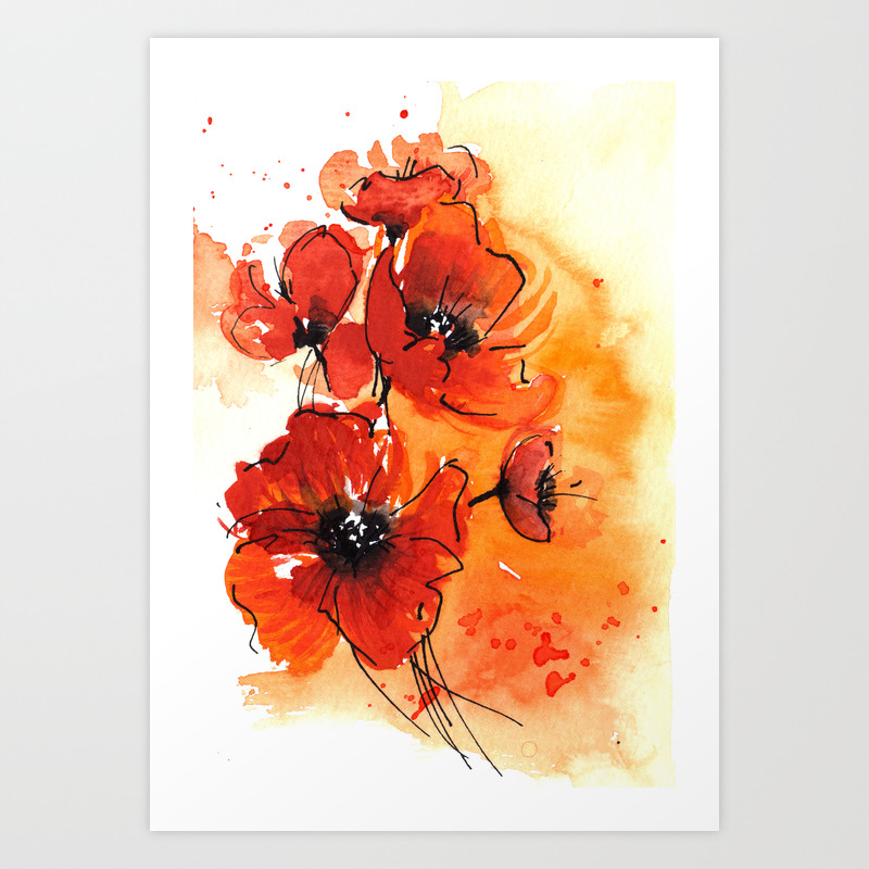 Featured image of post Poppy Flower Painting Images : Collect, curate and comment on your files.
