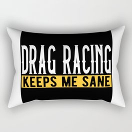 Drag Racing Lovers Gift Idea Design Motif Rectangular Pillow