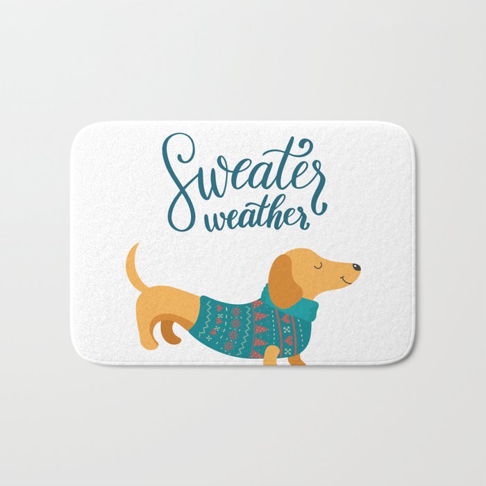 Sweater Weather Proud Pup Bath Mat