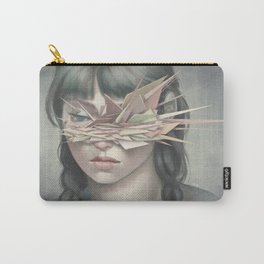 Vertices 03 Carry-All Pouch | Digital, Glitchart, Curated, Surrealism, Other, 3D, Portrait, Pop Art, Illustration, Glitch 