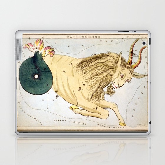 Vintage Capricorn Laptop & iPad Skin