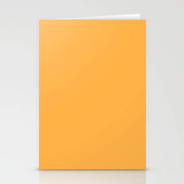 Pastel Orange - solid color Stationery Cards