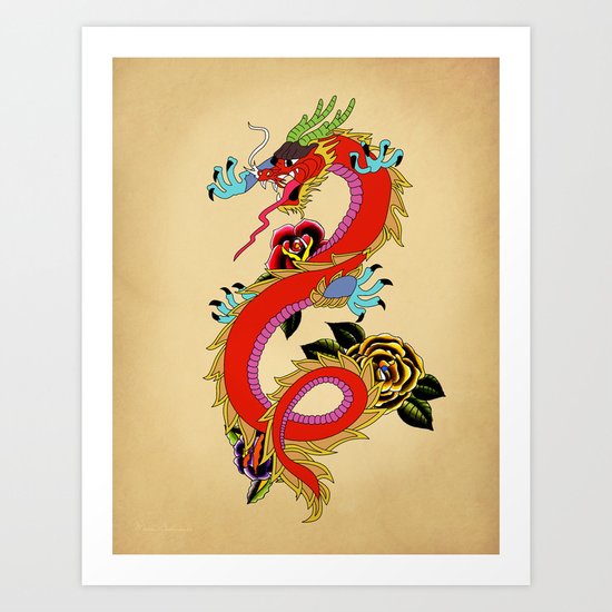 dragon Art Print