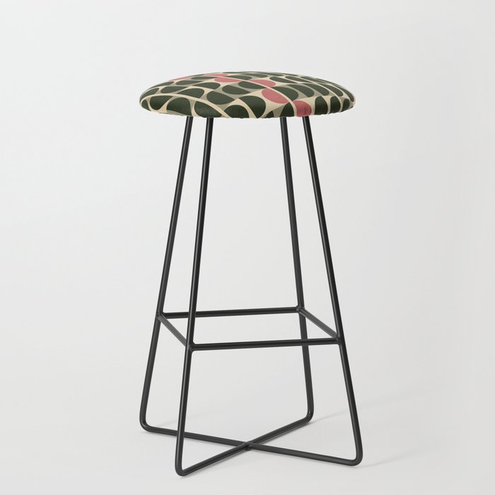 Shapes 18 in Forest and Rose Bar Stool