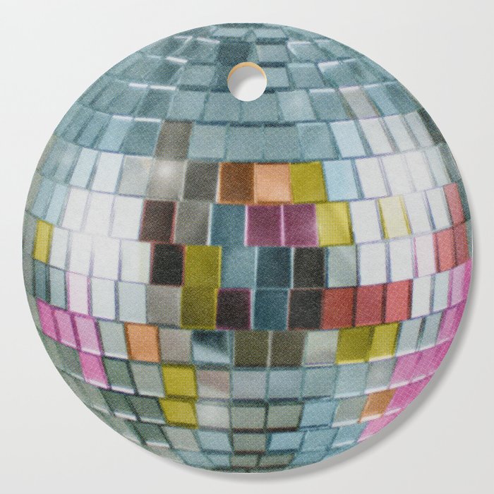 Colorful Disco Ball Cutting Board