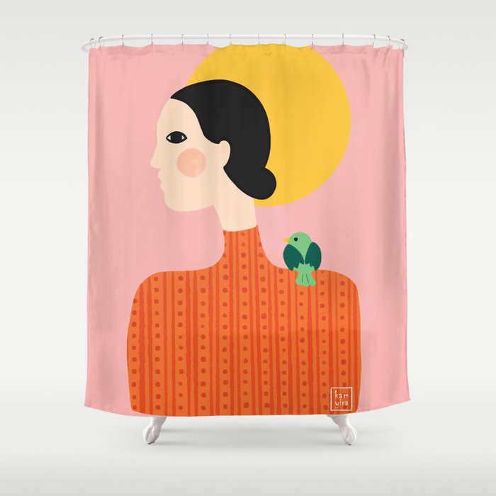 Picasso women portrait W Shower Curtain