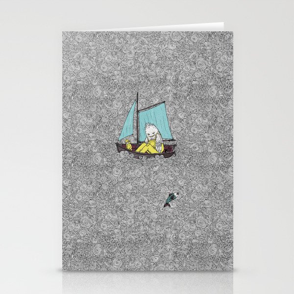 Old Man and the Sea Stationery Cards