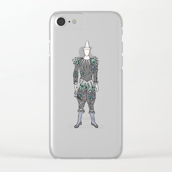 Bowie Fashion 5 Clear iPhone Case