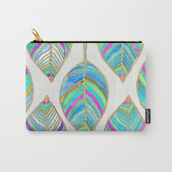 Spring Leaves Carry-All Pouch
