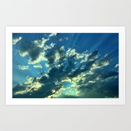 Heavenly Clouds Art Print