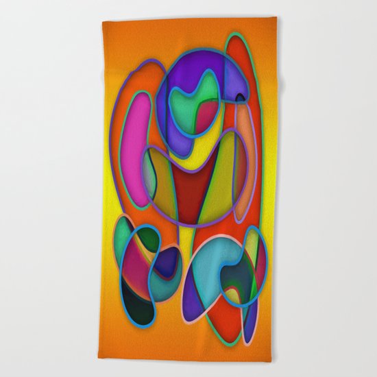 Abstract #359 Beach Towel