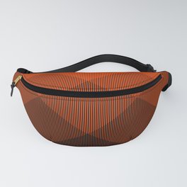 Orange to Black Ombre Signal Fanny Pack