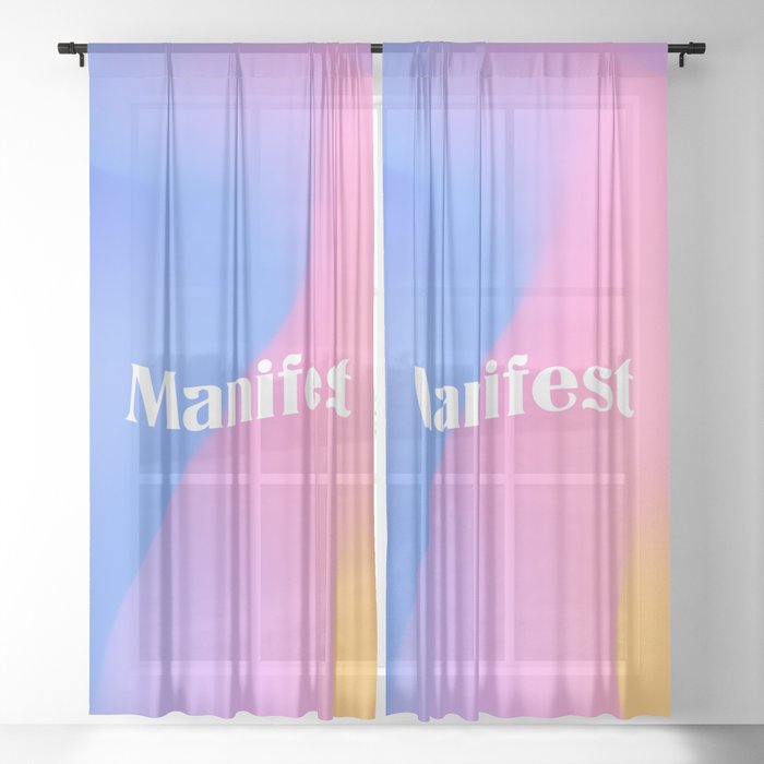 Manifest Sheer Curtain
