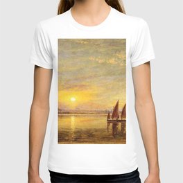 On the James River, Virginia by Edward Lamson Henry T Shirt