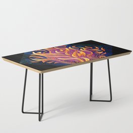 "Inflamed" (on Black) - By Brooke Duckart Coffee Table