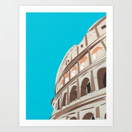 Rome, Italy Colosseum Art Print