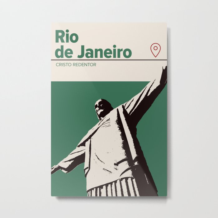 Rio Christ the Redeemer Travel Metal Print
