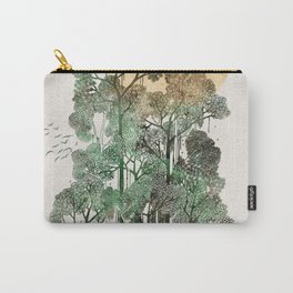 Jungle Book Carry-All Pouch | Wildlife, Jungle, Nature, Illustration, Adventure, Trees, Woodland, Lost, Forest, India 