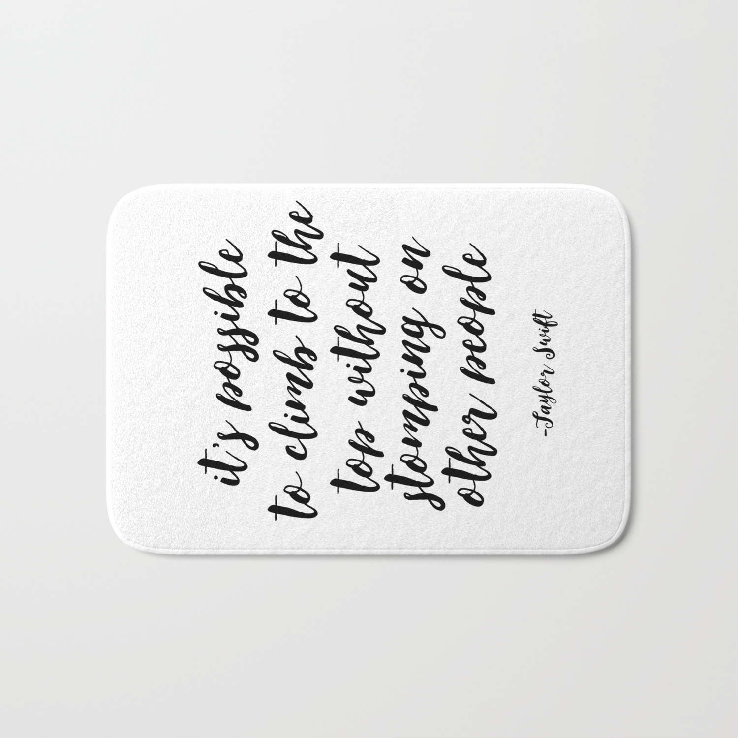 Quote For Women Girl Quote Cubicle Wall Decor Printable Wall Art Printable Quote Office Quotes Bath Mat By Micheltypography Society6