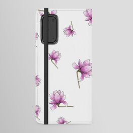 Magnolia flower. Spring print. Android Wallet Case