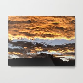 Sunset on Volcan Cotacachi Metal Print | Southamerica, Cartersandecuador, Ecuador, Color, Sunset, Volcano, Photo, Clouds 