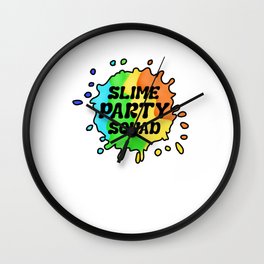 Slime Rainbow Magical Dripping Splash Wall Clock | Slime, Jelly, Colorful, Preserve, Dripping, Clay, Jell, Graphicdesign, Slimy, Rainbow 