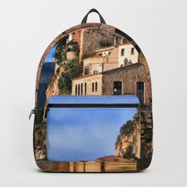 Spain Photography - Castell De Miravet In The Sunset Backpack