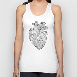 Heart Anatomy organ-mandala Tank Top