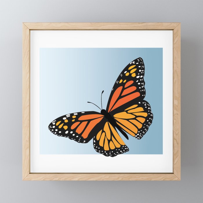The Monarch   Framed Mini Art Print