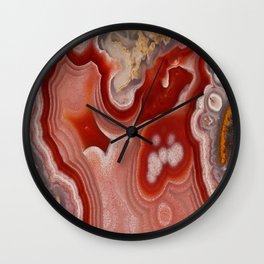 Agate Geode Texture 09 Wall Clock