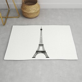 Eiffel Tower from Paris, France Rug