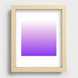 OMBRE PURPLE COLOR  Recessed Framed Print