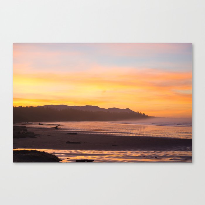 Long Beach Sunrise Canvas Print