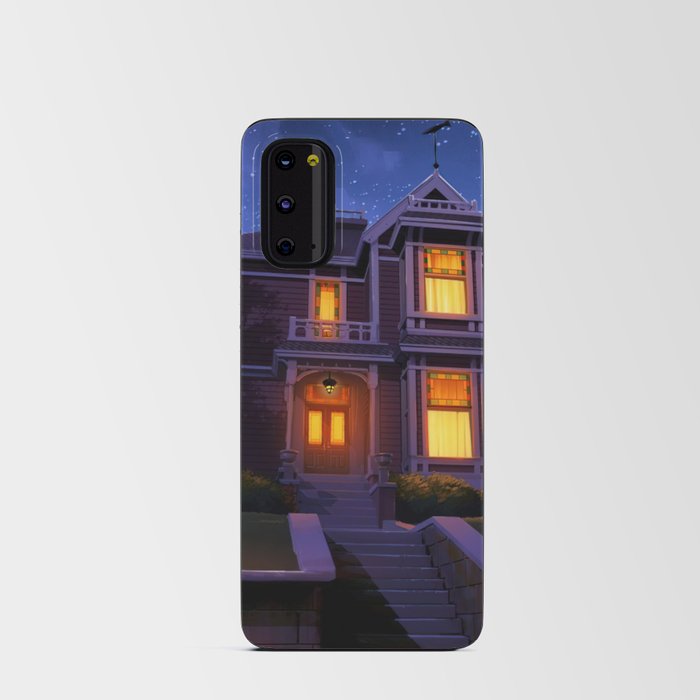 The Magic Manor at Night Android Card Case
