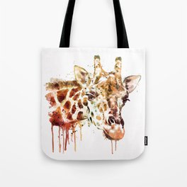 Giraffe Head Tote Bag | Drippingpaint, Walldecor, Painting, Watercolor, Wildlife, Watercolorpainting, Splashes, Head, Wallart, Animallife 