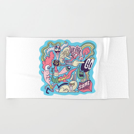 Doodle #2389 Beach Towel