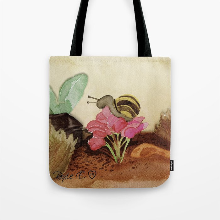 Little Snail Friend Tote Bag