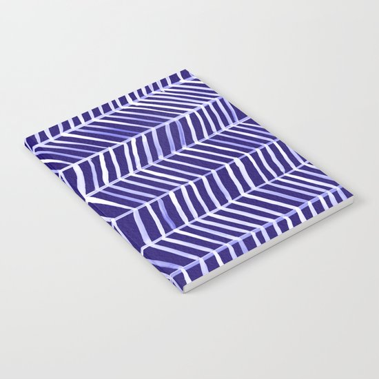 Herringbone – Navy & White Notebook