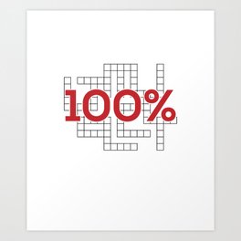 crossword puzzle art prints for any decor style society6