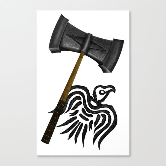 Thor Viking War Hammer Canvas Print