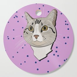 Cat Son Portrait Cutting Board