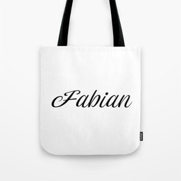 Name Fabian Tote Bag