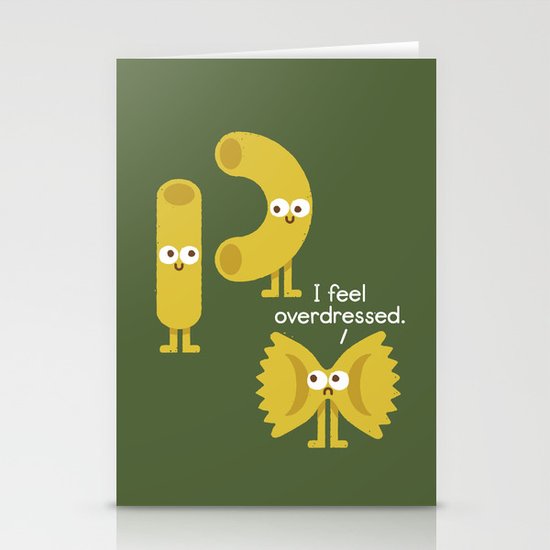 Pasta Party Stationery Cards