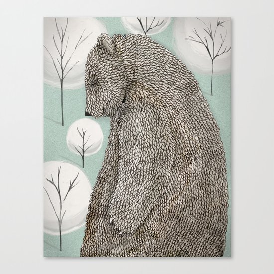 Keeper of the forest Canvas Print