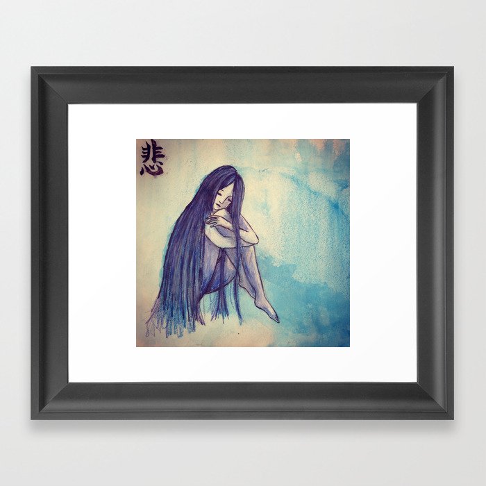 Melancholy Framed Art Print