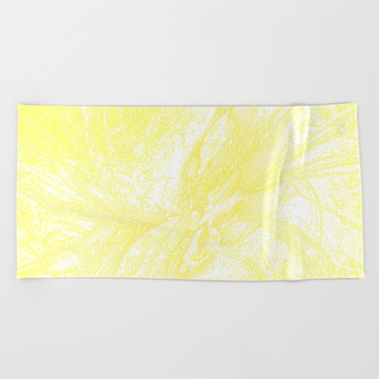 Splatter in Lemonade Beach Towel