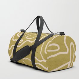 Abstract line art 158 Duffle Bag